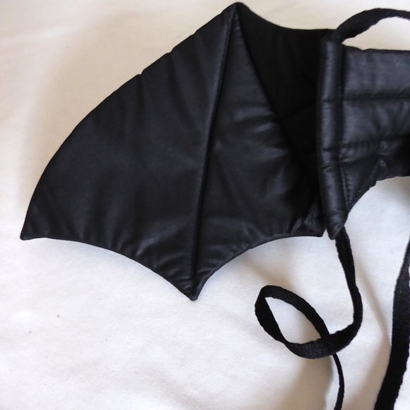 HALLOWEEN PET COSTUME DOG CAT BLACK QUILTED VAMPIRE BAT WINGS (NEW NEVER USED) - Picture 7 of 10